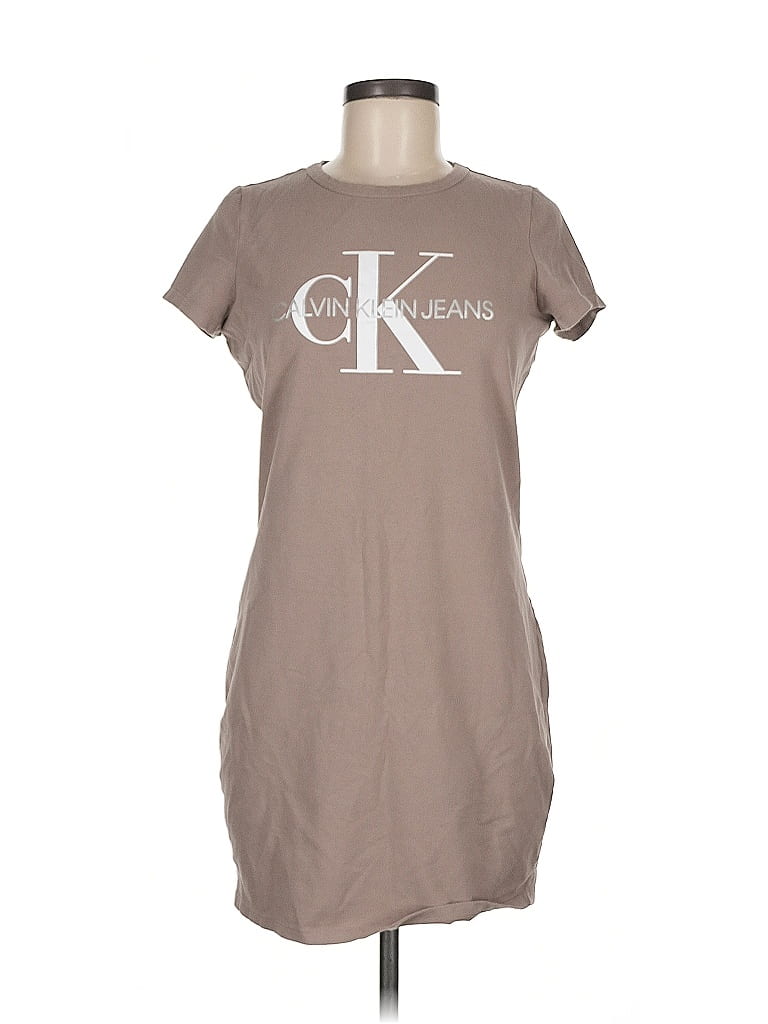 Pre-owned Calvin Klein Jeans Est.1978 Calvin Klein Jeans Short Sleeve T-shirt In Brown