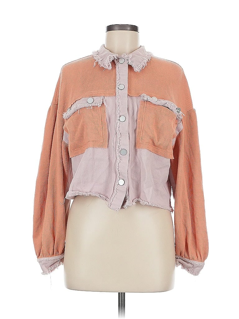 Pre-owned Assorted Brands Jacket In Pink