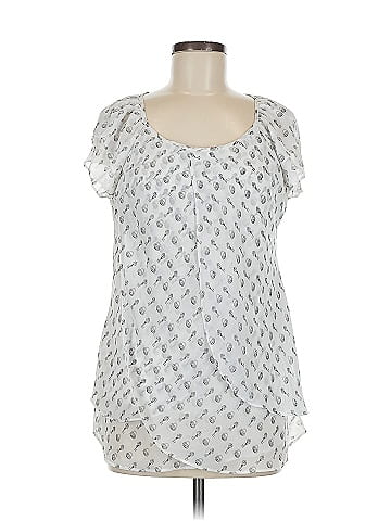 Roz & Ali Short Sleeve Blouse (view 1)