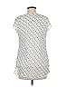 Roz & Ali 100% Polyester Silver Short Sleeve Blouse Size M - photo 2