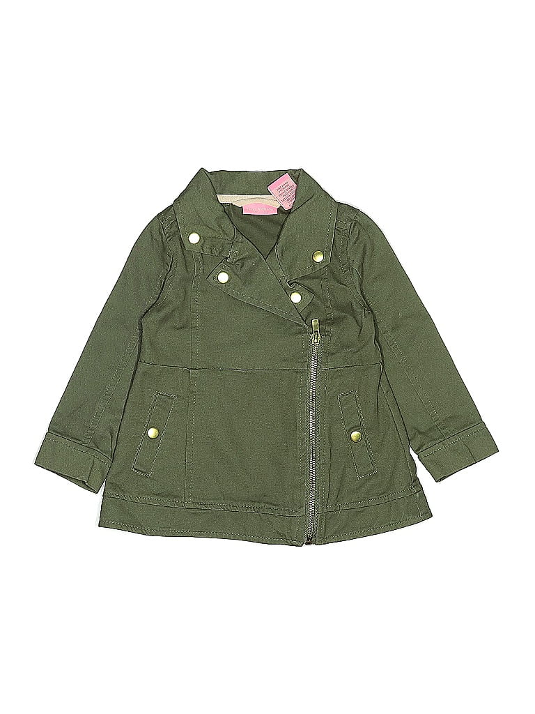 ISAAC MIZRAHI Pre-owned Kids' Jacket In Green