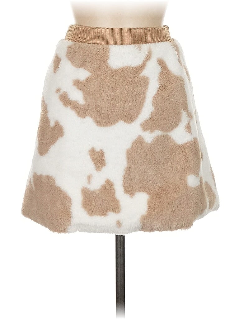 Pre-owned Unbranded Casual Skirt In Brown