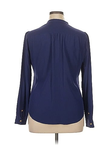 C. Wonder Long Sleeve Silk Top (view 2)
