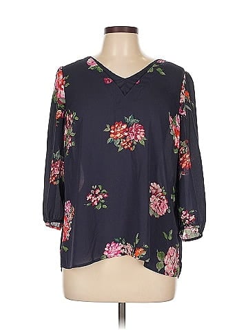 Skies Are Blue 3/4 Sleeve Blouse (view 1)