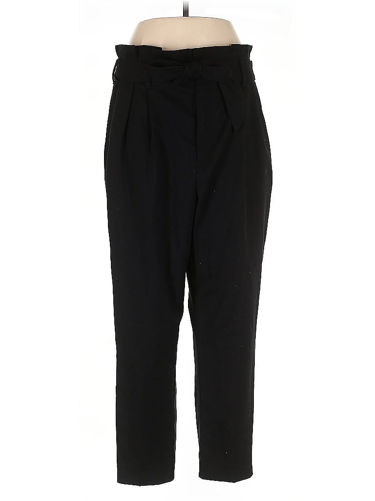 Pre-owned H&m Casual Pants In Black
