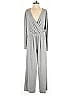 Lou & Grey for LOFT Solid Gray Jumpsuit Size M - photo 1