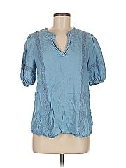 Moon River Short Sleeve Blouse