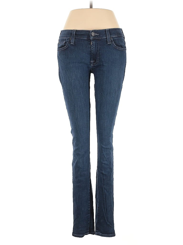 Pre-owned 7 For All Mankind Jeans In Blue