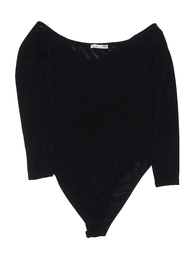 Pre-owned Zara W&b Collection Bodysuit In Black