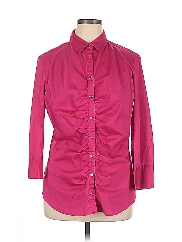 7th Avenue Design Studio New York & Company 3/4 Sleeve Button-Down Shirt (view 1)