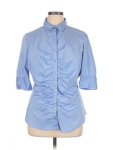 7th Avenue Design Studio New York & Company 3/4 Sleeve Button-Down Shirt (view 1)