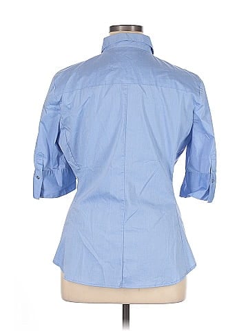 7th Avenue Design Studio New York & Company 3/4 Sleeve Button-Down Shirt (view 2)