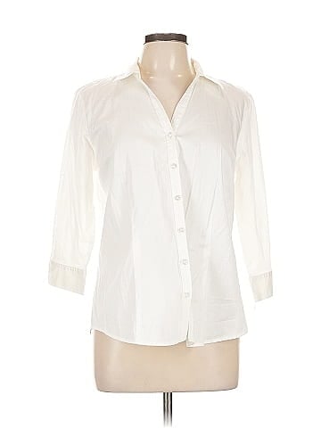 Dana Buchman 3/4 Sleeve Button-Down Shirt (view 1)