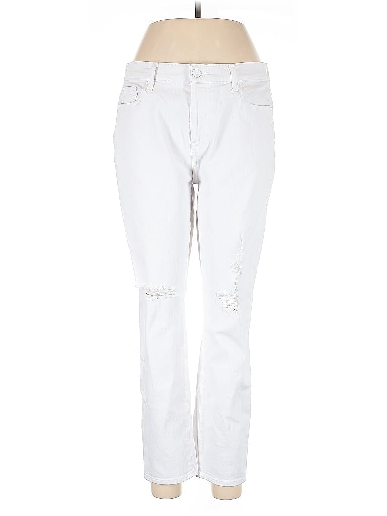 Pre-owned 7 For All Mankind Jeans In White