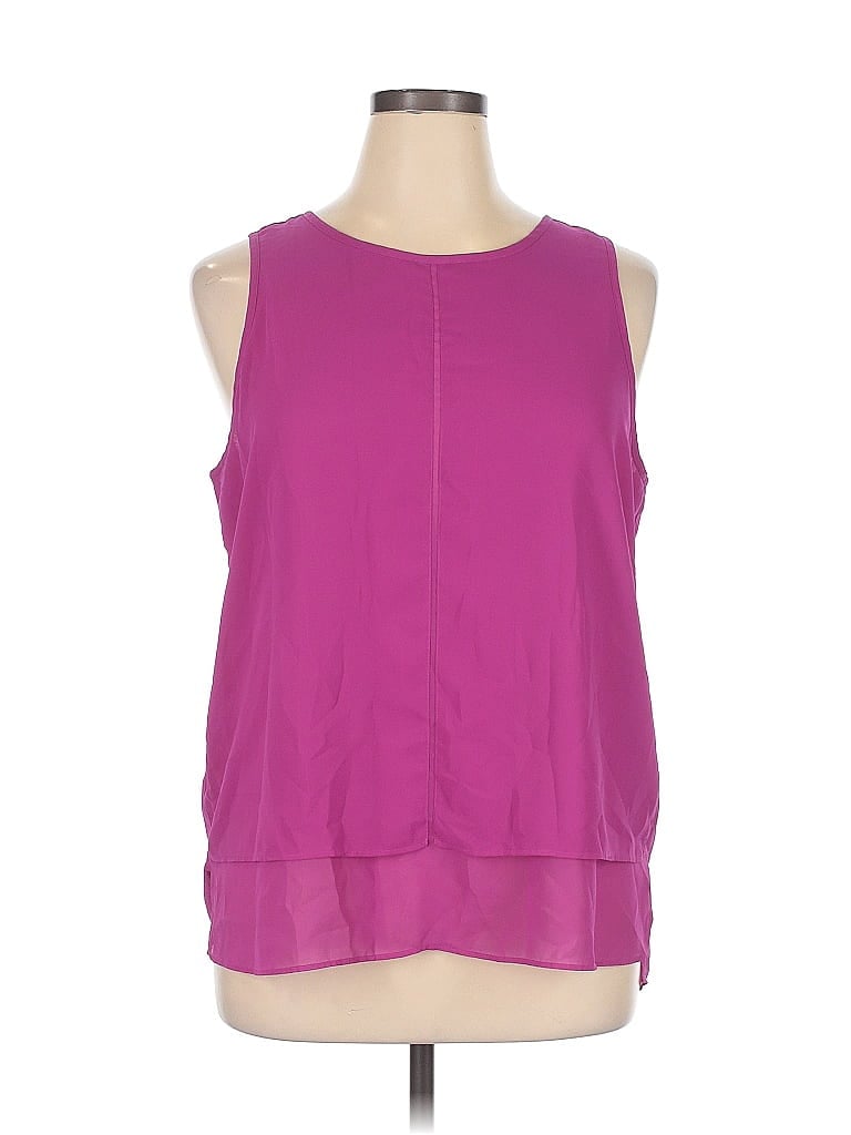 Pre-owned Gap Outlet Sleeveless Blouse In Purple