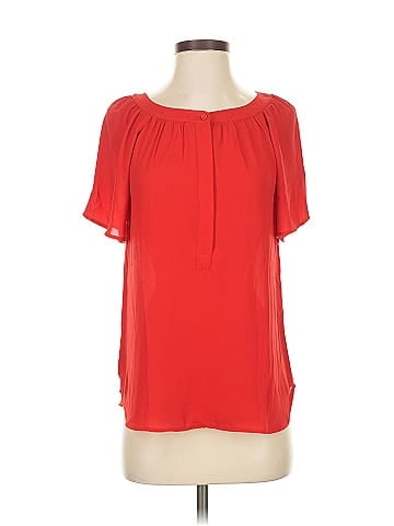 Ann Taylor Short Sleeve Blouse (view 1)