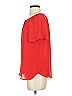 Ann Taylor 100% Polyester Red Short Sleeve Blouse Size XS - photo 5