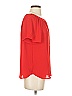 Ann Taylor 100% Polyester Red Short Sleeve Blouse Size XS - photo 4