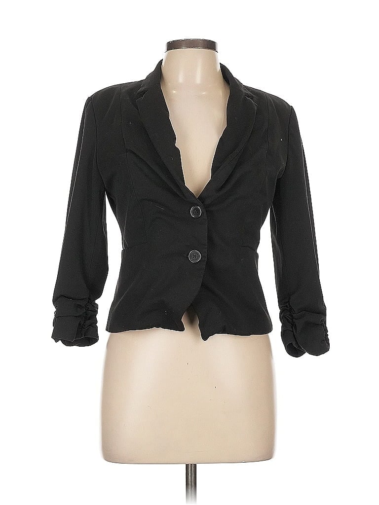 Pre-owned Express Blazer Jacket In Black