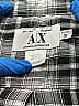 Armani Exchange 100% Cotton Plaid Gray Long Sleeve Button-Down Shirt Size S - photo 7