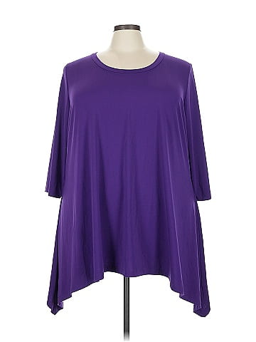 Woman Within 3/4 Sleeve Top (view 1)