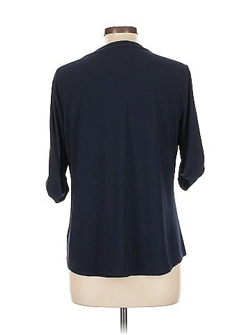 Anne Klein Short Sleeve Henley (view 2)