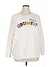Lou & Grey White Ivory Sweatshirt Size XL - photo 1