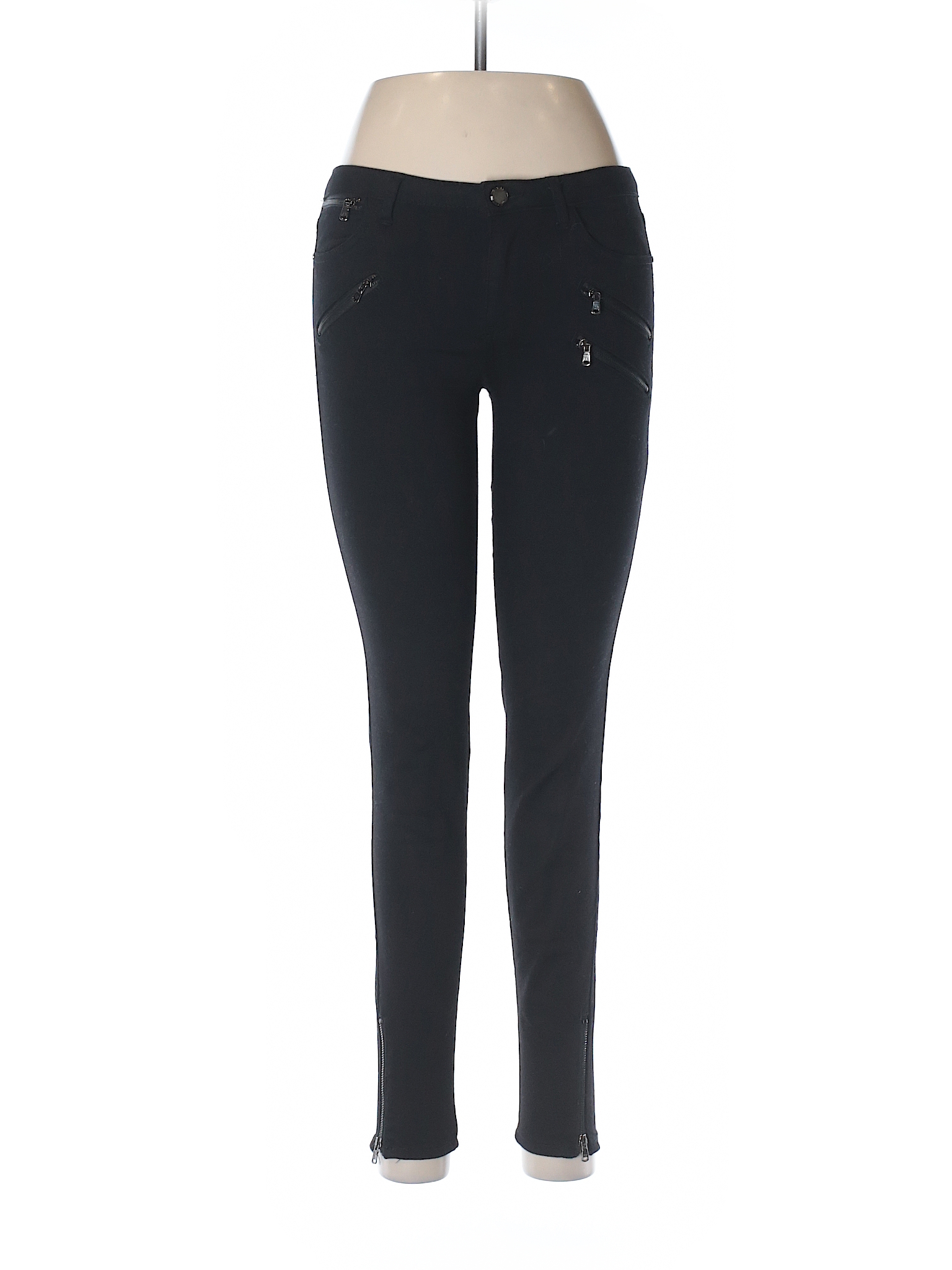 Zara Basic Solid Black Jeans Size 4 - 68% off | thredUP