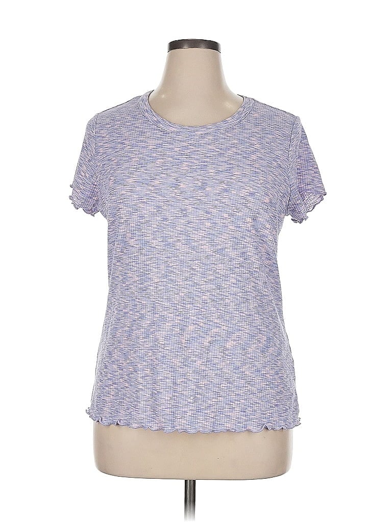 Pre-owned Terra & Sky Short Sleeve T-shirt In Purple