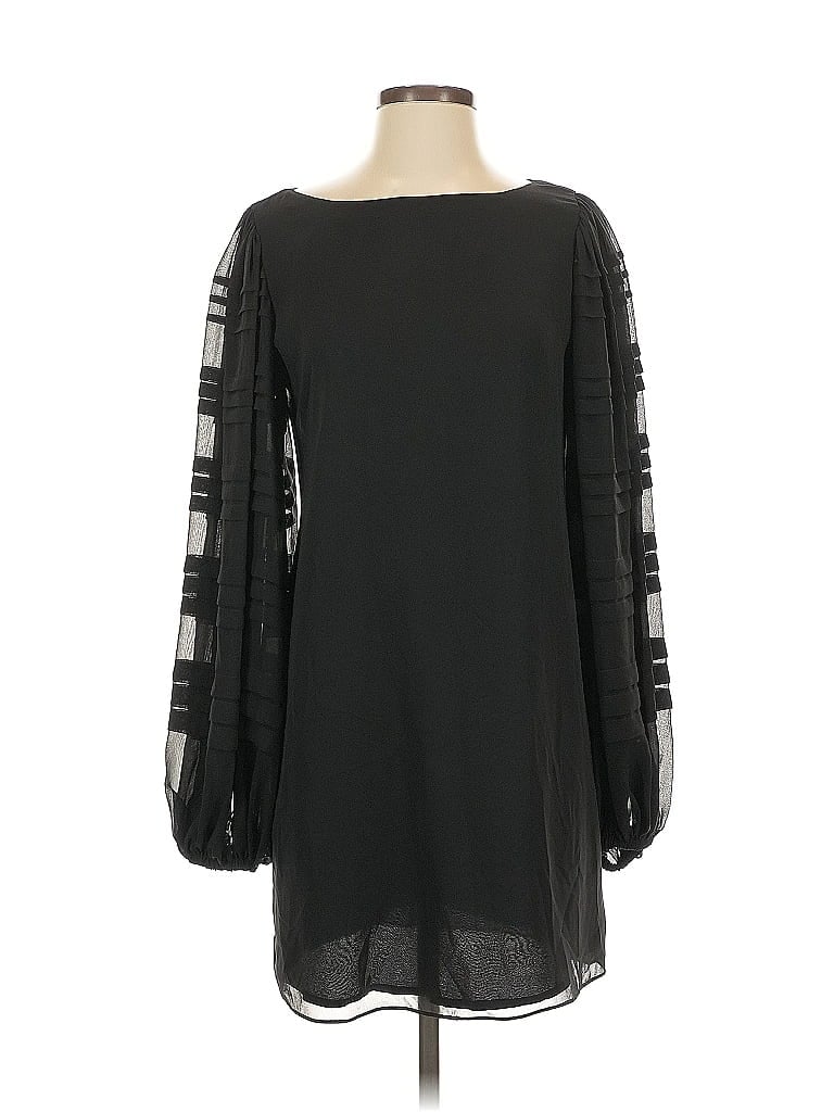 Donna Morgan 100% Polyester Black Casual Dress Size 4 - photo 1