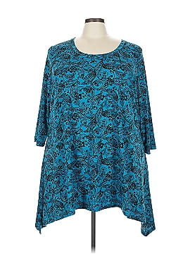 Woman Within 3/4 Sleeve Blouse