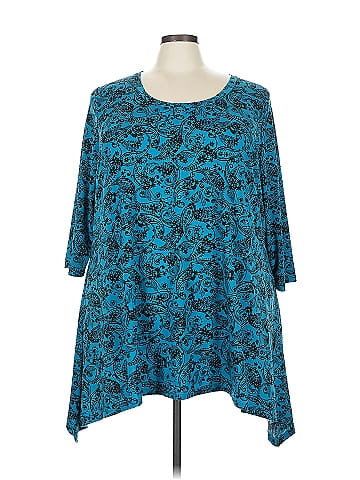 Woman Within 3/4 Sleeve Blouse (view 1)