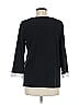 Talbots Outlet 100% Cotton Black 3/4 Sleeve Top Size M - photo 2