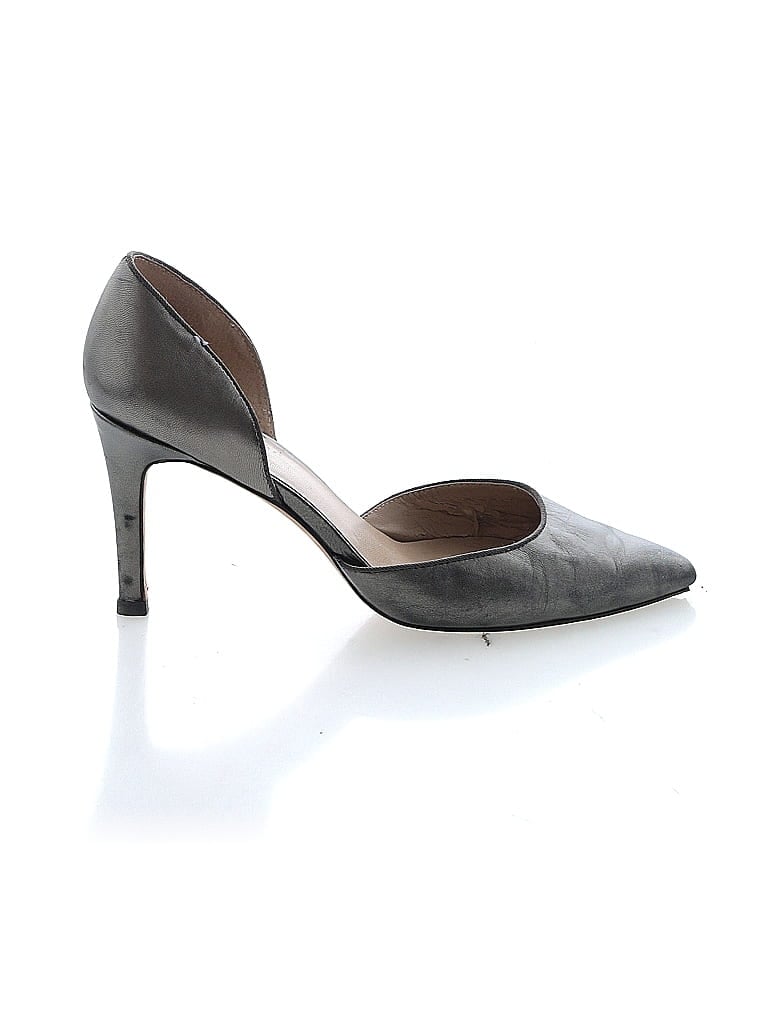 Pre-owned Neiman Marcus Heels In Silver