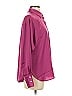 Ann Taylor LOFT 100% Polyester Burgundy Long Sleeve Blouse Size S - photo 3