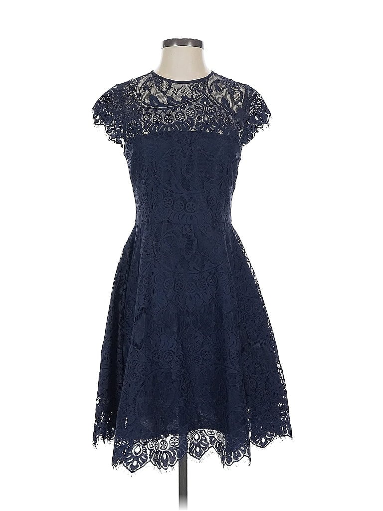 Pre-owned Bb Dakota Cocktail Dress In Blue