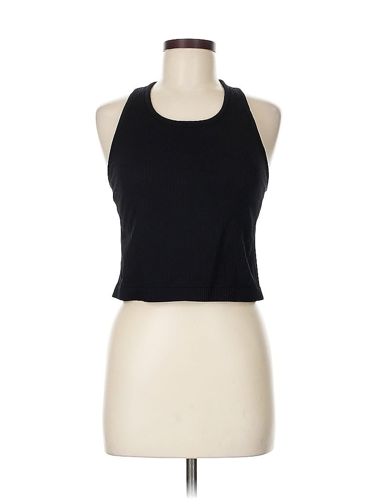 Pre-owned 90 Degree By Reflex Tank Top Black Halter Neckline Tops