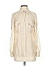 Cremieux 100% Polyester Ivory Long Sleeve Blouse Size XS - photo 1
