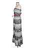 Speechless 100% Rayon Chevron-herringbone Gray Casual Dress Size S - photo 4