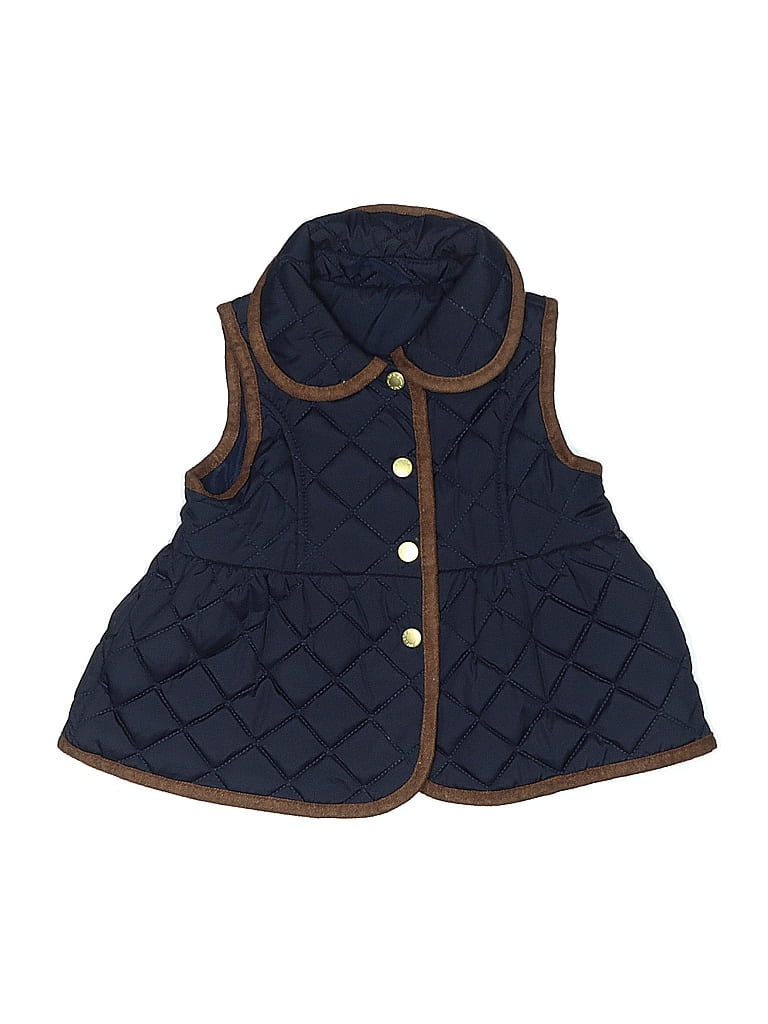 Janie and Jack 100% Polyester Blue Vest Size 18-24 mo - photo 1