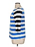 Ann Taylor LOFT Outlet 100% Cotton Stripes Blue 3/4 Sleeve T-Shirt Size XL - photo 4