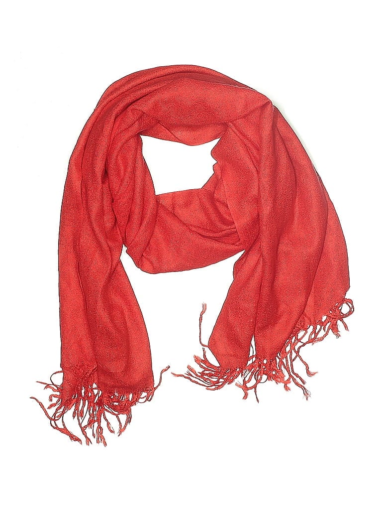 Pre-owned Unbranded Scarf In Red