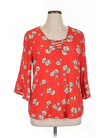 Democracy 3/4 Sleeve Blouse (view 1)