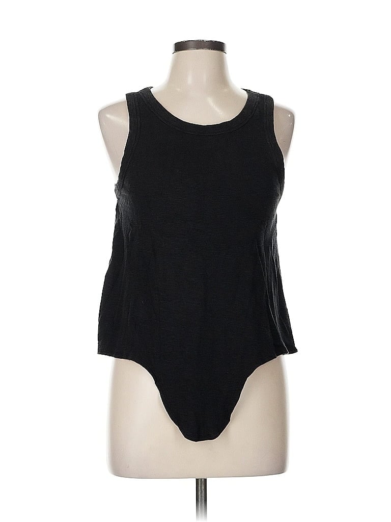 Pre-owned Madewell Tank Top Black Strapless Neckline Tops