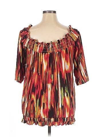 Ashley Stewart 3/4 Sleeve Blouse (view 2)