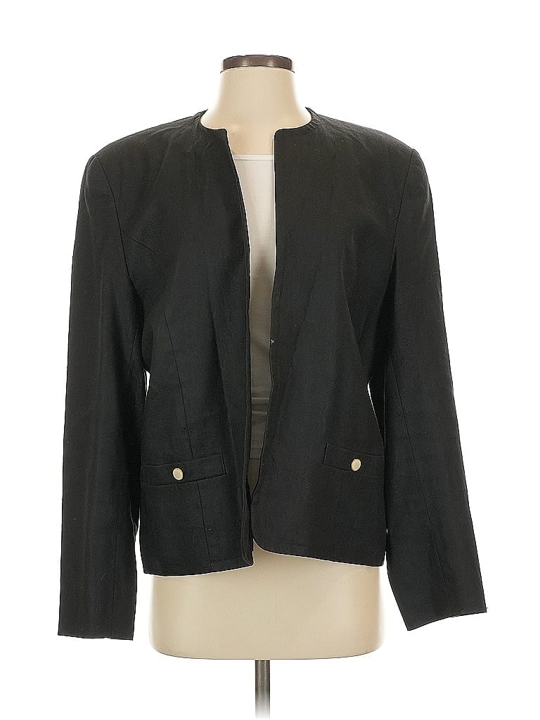 Click to view more detailed imagery on our partner's website Pre-owned Talbots Blazer Jacket In Black