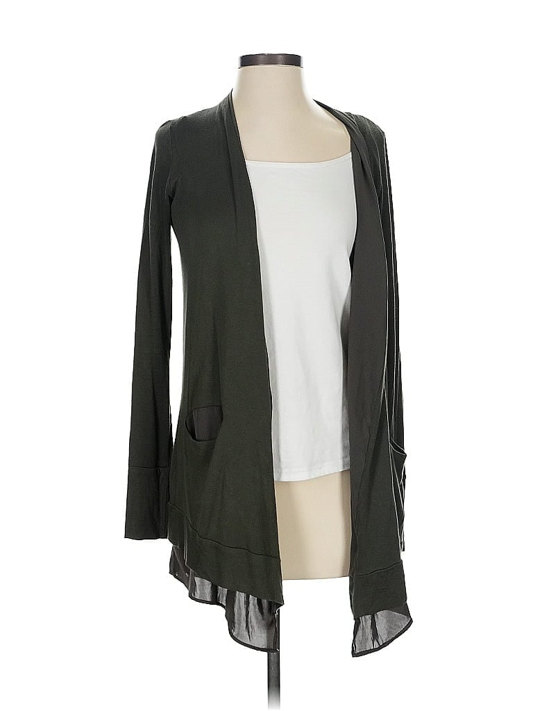 Pre-owned Saturday Sunday Cardigan Sweater In Green