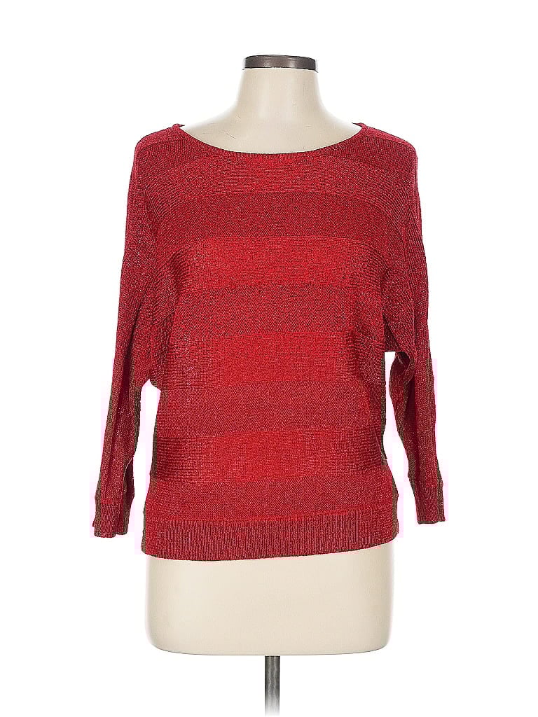Pre-owned Inc International Concepts Pullover Sweater In Red