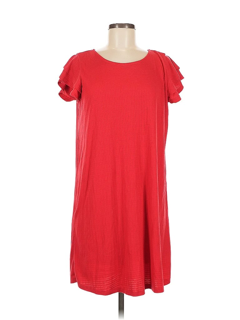 Pre-owned Zenana Casual Dress In Red