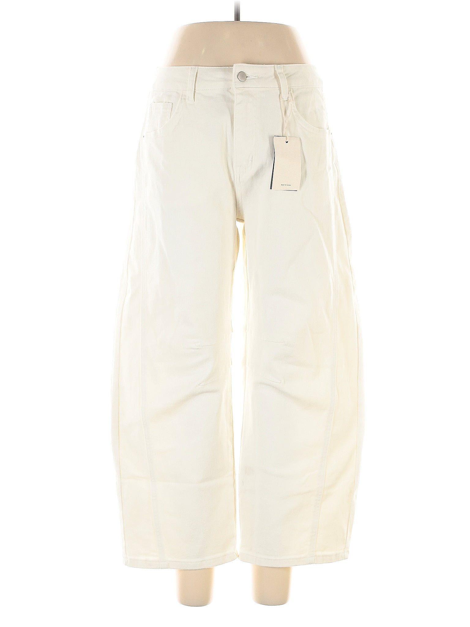 Flamingals by Flamingo Shop Ivory Casual Pants Size L